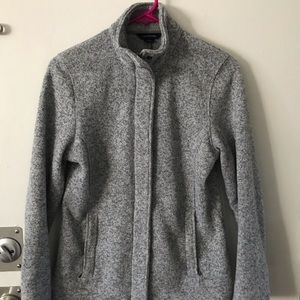 Lands End Women’s grey fleece jacket